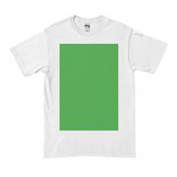 GREEN BLOCK TEE WHITE